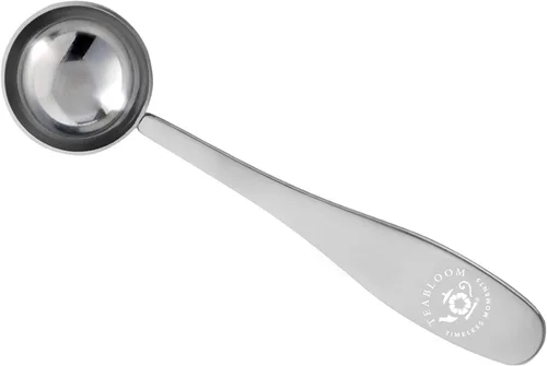 Vista 2 de Teabloom Perfect Measure - Cuchara de té de hojas sueltas – Cuchara de té de acero inoxidable de alta calidad – La elección del conocedor del té