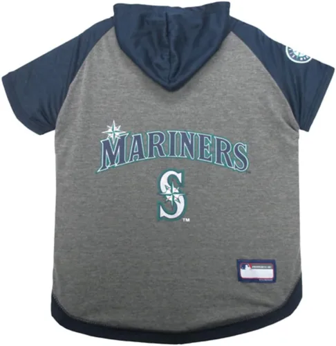 Vista 12 de Sudadera con capucha MLB para perros y gatos - Camiseta con capucha para perros Philadelphia Phillies, extra pequeña. - Sudadera con capucha