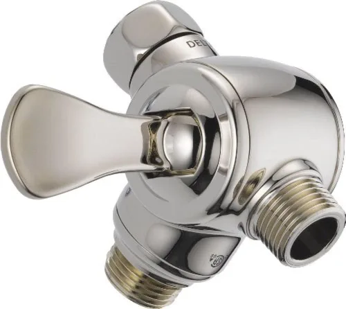 Vista 6 de Delta Faucet U4929-CZ-PK Desviador de brazo de ducha de 3 vías para ducha de mano, bronce champán Champagne bronce