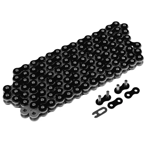 Vista 6 de Caltric Cadena de transmisión negra compatible con Yamaha Fz07 2015 2016 2017