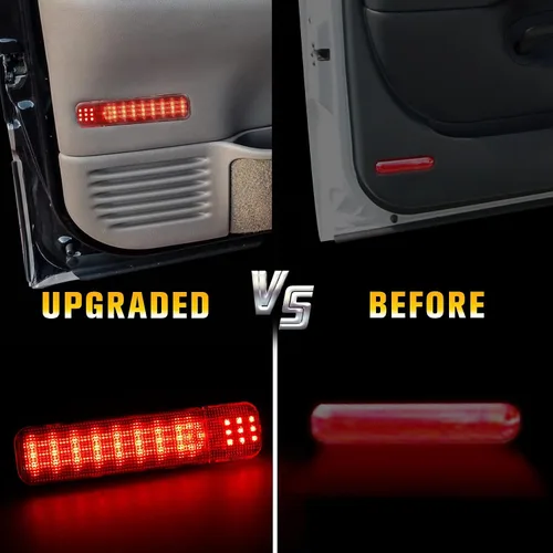 Vista 5 de NDRUSH Panel de puerta interior LED RGB con luz de cortesía, compatible con Silverado/Sierra C/K 1500 2500 3500 Pickup Suburban Tahoe Avalanche