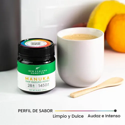 Vista 6 de New Zealand Honey Co. Miel de manuka cruda UMF 28+ MGO 1450+, certificado UMF / 4.4oz