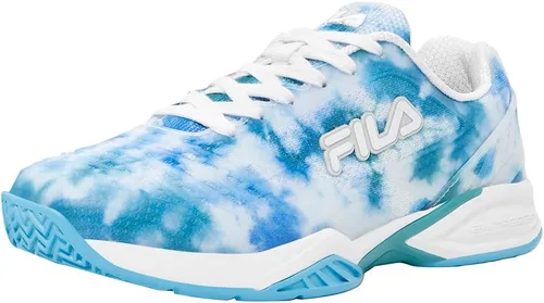 Vista 2 de Fila Mujeres Axilus 2 Energized Tenis Zapatillas - Azul, Blanco