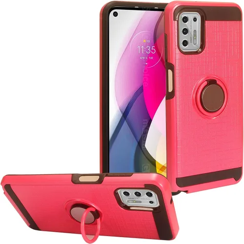 Vista 9 de Funda de goma para Motorola Moto G Stylus 4G 2021, XT2115 - AH2 Rojo