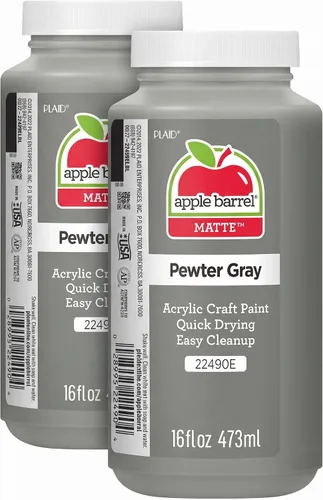 Vista 30 de Apple Barrel pintura acrílica, 16 onzas, color lirio púrpura Iris púrpura