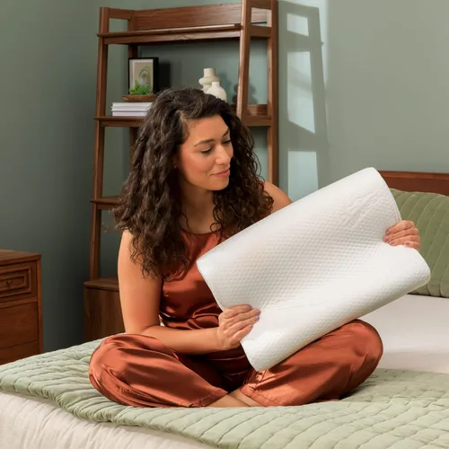Vista 4 de Tempur-Pedic TEMPUR - Almohada para el cuello, perfil pequeño, color blanco