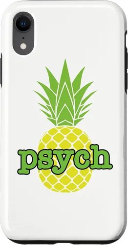 Vista 25 de Funda blanca para iPhone 16 Psych Pineapple Fruit
