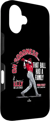 Vista 3 de iPhone 16 That Ball Had a Family Elly De La Cruz Cincinnati MLBPA Case