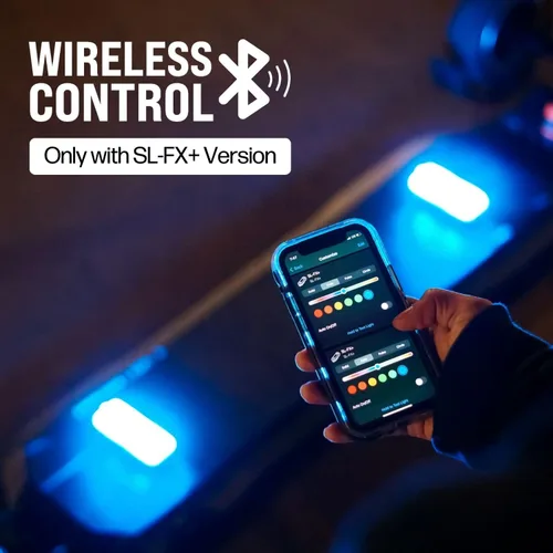 Vista 9 de ShredLights Underglow LED Light for Electric Skateboards, Longboards, Scooters Full RGB, 11 Light Modes, Adhesive Mount