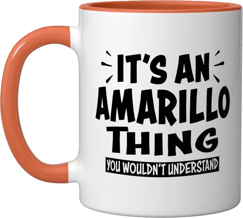 Vista 7 de Amarillo Trip Lovers Thing You Wouldn't Understand Ceramic Mug, Black/White