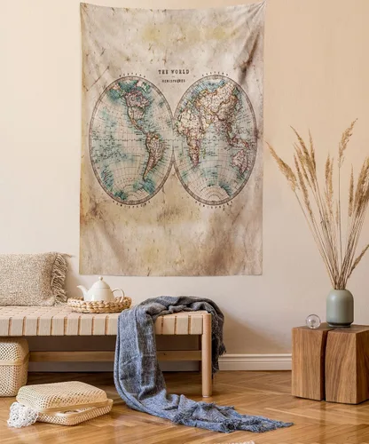 Vista 14 de Lunarable Tapiz de los años 90, historia inspirada en el arte pop, ilustración temática de baile de celebración, decoración de tela para colgar
