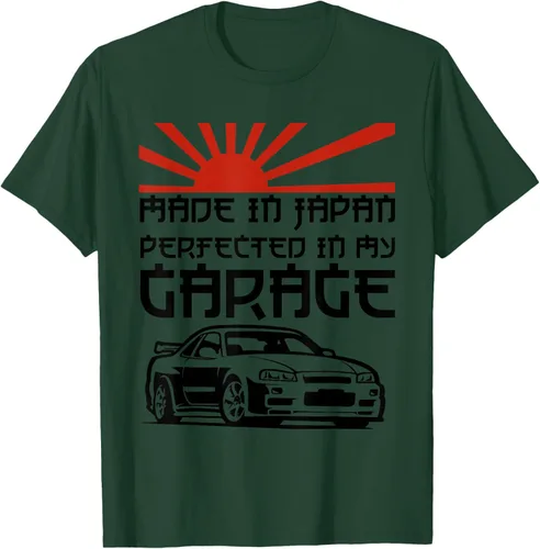 Vista 15 de JDM Japan Motorsport Tuning Car - Camiseta de los años 90, Blanco, S
