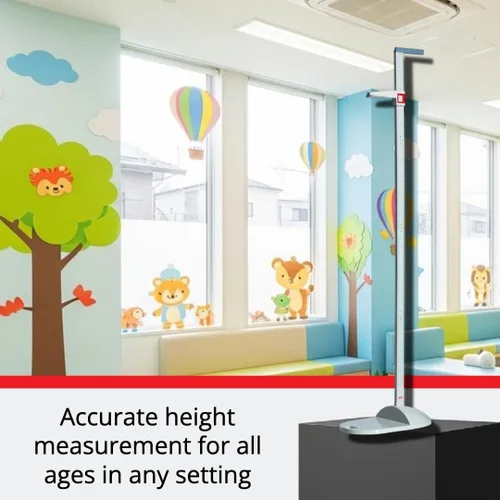 Vista 5 de seca 213 Estadiómetro portátil – Varilla de medición de altura móvil para adultos, niños y bebés – Grado médico, fácil montaje, rango de 7.9 – 80.7
