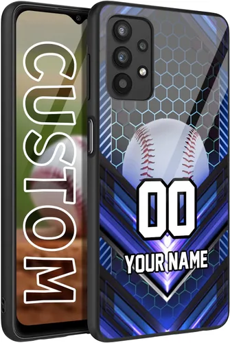 Vista 13 de Funda de goma personalizada con diseño de bandera de Estados Unidos con número de nombre para Samsung Galaxy América Fuego