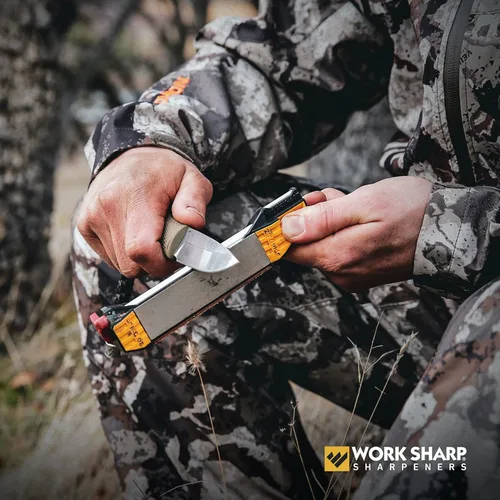 Vista 8 de Work Sharp Afilador de Campo Guiado, Herramienta Compacta de Afilado de Cuchillos de Caza para Viajes