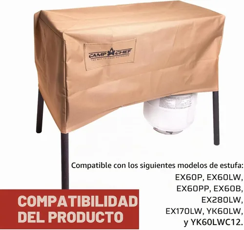 Vista 7 de Camp Chef PC32. Funda para asador de dos hornallas.