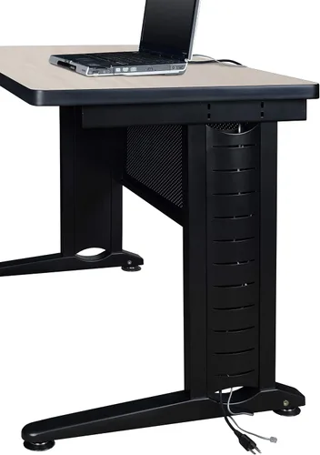 Vista 3 de Regency Escritorio de doble pedestal Fusion, 72" x 30", arce