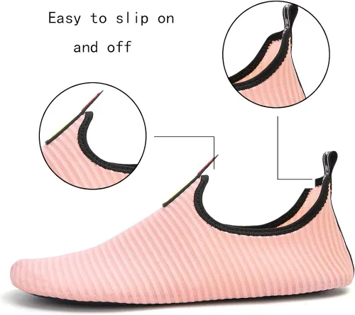 Vista 5 de Leyang - Zapatos acuáticos para mujer hombre niños para deportes de agua secado rápido para natación yoga aeróbic surf