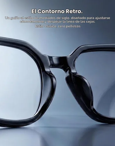Vista 6 de TIJN Gafas de Bloqueo de Luz Azul para Mujeres y Hombres Marco Rectangular TR90 y Estilo Elegante Preppy Gafas de Pantalla de Computadora Negro