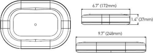Vista 3 de HELLA H27996001 Micro Barra de Luz 100 LED, Ámbar, Fija, 12/24V
