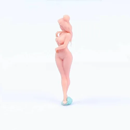 Vista 3 de (6 piezas 1/43 Figura Anime Sexy Street Beauty Model Escena en miniatura GK necesita ser coloreado por ti mismo)