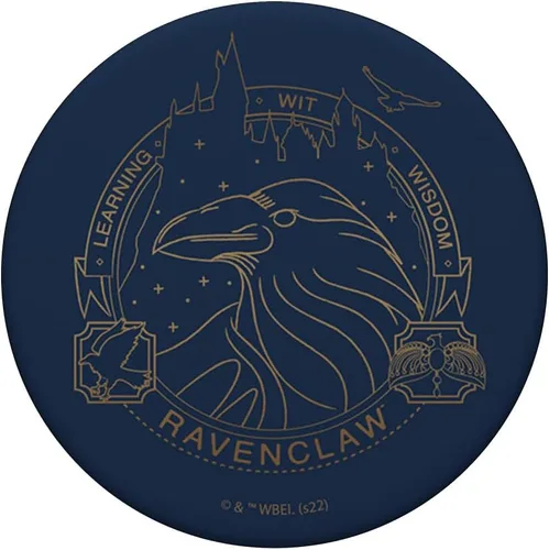 Vista 3 de Harry Potter PopSockets PopSockets con logotipo de línea de arte de Ravenclaw