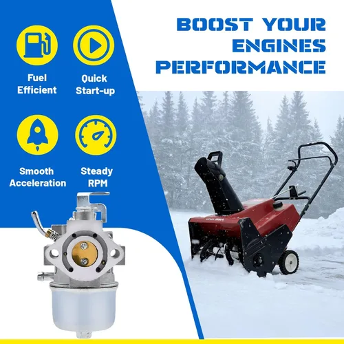 Vista 3 de FitBest Carburador para soplador de nieve Toro CCR2000 CCR3000 38180 38180C 38181 38185C 38186 reemplaza 95-7935 81-4690 81-0420 con foco