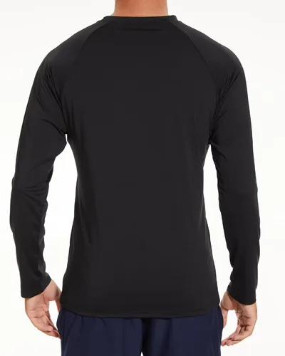 Vista 2 de Arcweg Rash Guard - Camiseta de natación de manga larga para hombre, camiseta de buceo Negro