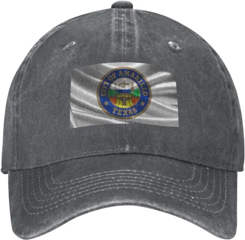 Vista 9 de Amarillo Texas Seal Baseball Cap for Men Women Hats Adjustable Dad Hat Cotton Caps