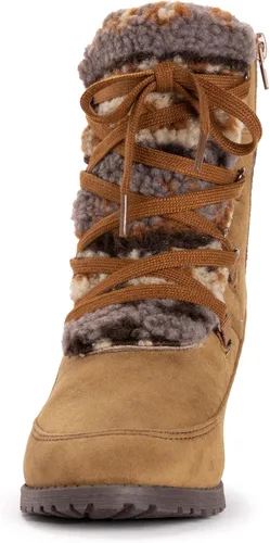 Vista 2 de MUK LUKS Botas de encaje Lilah para mujer