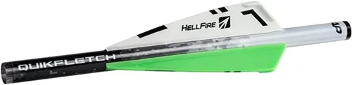 Vista 2 de New Archery Products NAP Quikfletch Hellfire Plumas de 2" Sistema de Empennado de Flechas
