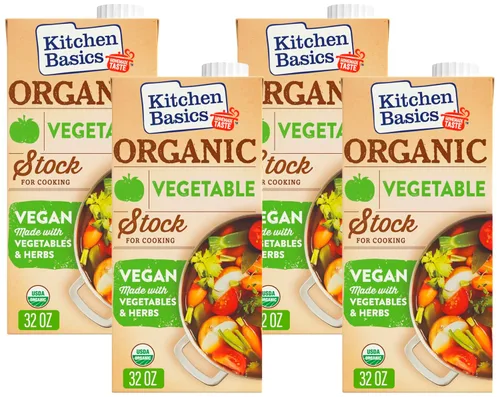 Vista 7 de Kitchen Basics® Caldo de Vegetales Orgánico, 32 oz. Cartón