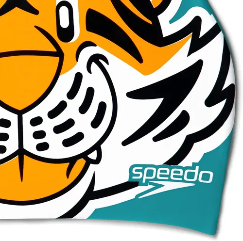 Vista 2 de Speedo - Gorro de natación unisex de silicona para jóvenes