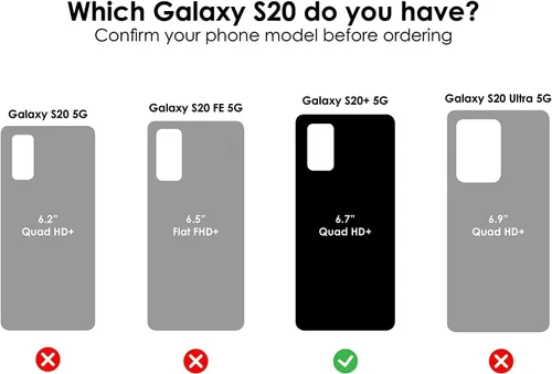 Vista 2 de OtterBox Defender Series - Funda para Samsung Galaxy S20+ (solamente), clip de funda incluida, protección de defensa microbiana, embalaje