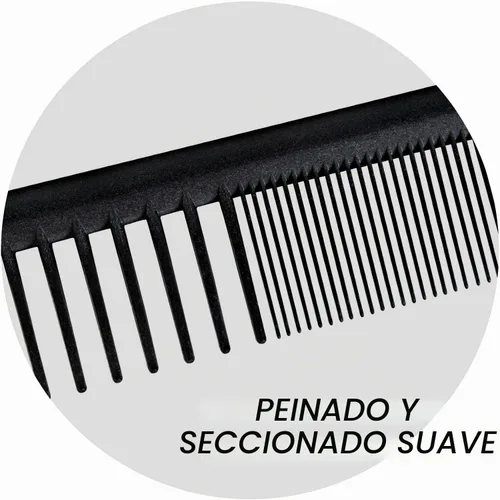 Vista 8 de Sam Villa Signature Series - Juego de 8 peines profesionales para cortar y separar el cabello con estuche