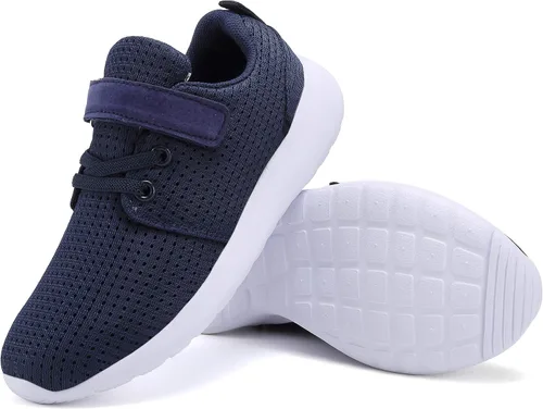 Vista 7 de TOEDNNQI Boys Girls Sneakers Kids Lightweight Breathable Strap Athletic Running Shoes for ToddlerLittle KidBig Kid