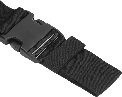 Vista 6 de Bolsa de pierna para hombres y mujeres, impermeable, para motocicleta, canguro, táctica, riñonera para exteriores, bolsa reflectante para piernas