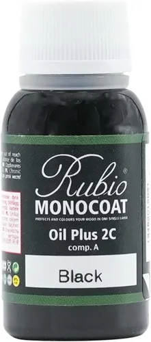 Vista 36 de Rubio Monocoat Muestra de Tinte y Acabado para Madera - Niebla 5% Aceite Plus Parte A Aceite de linaza para madera de secado rápido y ecológico