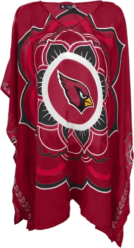 Vista 2 de Caftán de la NFL, Rojo, talla única Se ajusta a la mayoría