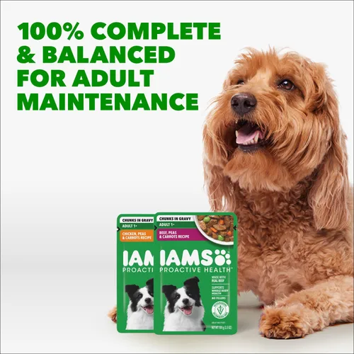 Vista 4 de IAMS Proactive Health - Bolsas de comida húmeda para perros, receta