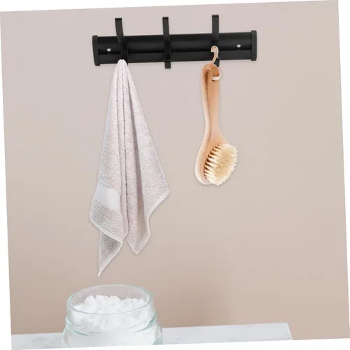 Vista 8 de DOITOOL Percha de baño para almacenamiento de inodoro, ganchos para ducha, gancho para toallas de baño