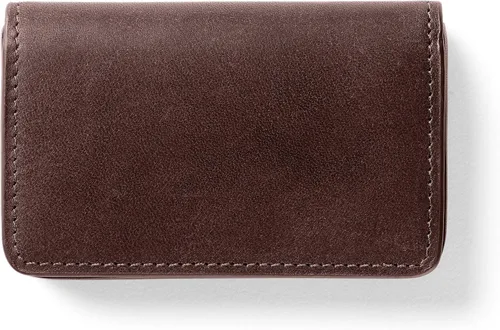 Vista 7 de Leatherology - Estuche delgado para tarjetas de visita con cierre magnético Negro Onyx