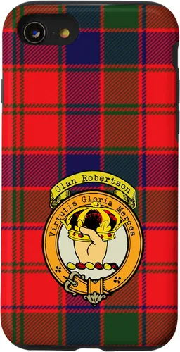 Vista 18 de Robertson Clan Scottish Crest and Tartan Case for iPhone 16