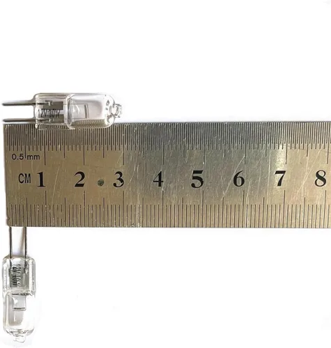 Vista 4 de Vstar Q20/G4/CL/12V, 10 vatios, tipo T3 JC, 12 voltios, transparente, base bipin G4, bombilla halógena (paquete de 20) Vida útil de 2000 horas
