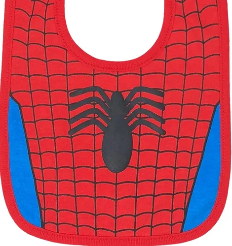 Vista 5 de Marvel Avengers Hulk Spider Man Thor Iron Man Capitán América, paquete de 6 baberos, talla única