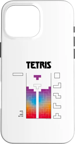 Vista 19 de Tetris Funda de arte de juego de color fundido para iPhone 17