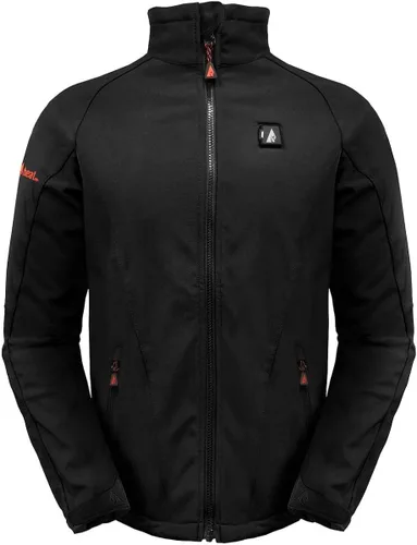 Vista 2 de ActionHeat Chaqueta térmica con batería de 5 V para hombre con calefacción de tres zonas, control táctil para esquí, campamento, motociclismo