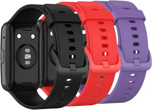 Vista 8 de Watch Strap compatible with Huawei Watch Fit,Adjustable Silicone Sports Strap Replacement Band for Huawei Watch Fit Smart Watch