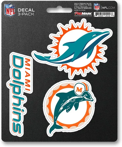 Vista 9 de FANMATS NFL - Juego de calcomanías unisex para adultos de 3 piezas NFL