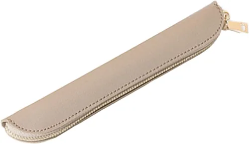 Vista 16 de Estuche de lona Cartucheras De Maquillaje Pure Color Simple Mini (Beige, S)